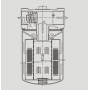 Automatikgetriebe-Hauptfilter (mit Überdruckventil und Filterverschmutzungsanzeige 10 µm)