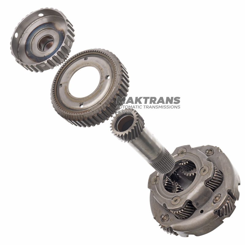 Hinteres Planetengetriebe Aisin Warner AW55-50SN AW55-51SN – separate Sonnenräder (Ø Loch für Eingangswelle 22,20 mm)