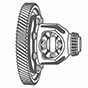Differenzial DQ200, 0AM, 0CW (DSG 7)