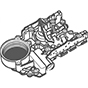 Mechatronikgehäuse, Hydraulikspeicher - 0AM (DQ200)