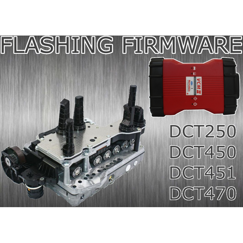 Programmierung der Elektronikeinheit PowerShift DCT250 (PS250) DCT450 DCT451 DCT470 (MPS6) Ford Volvo