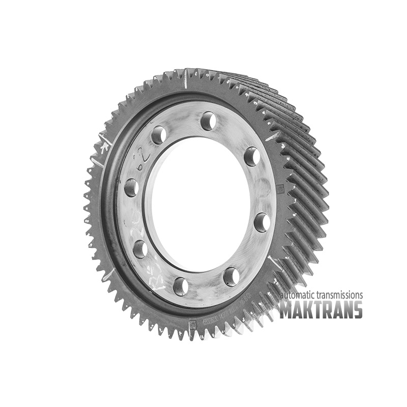 Differential-Schrägradgetriebe A6GF1 4583226030 62T, 4 Markierungen, Außendurchmesser 185,20 mm, TH 39 mm, 8 Befestigungslöcher)