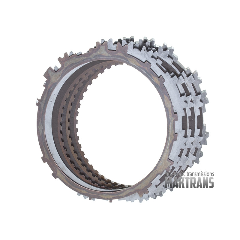 Satz interner Komponenten für Automatikgetriebe 6F35 Reaktionsplanet 3 / Eingangsplanet 5 / Ausgangsplanet 5 (Nabenhöhe 3-5-R / 4-5-6 TROMMEL 59 mm, 4 Teflonringe)