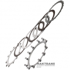 Stahl- und Reibscheibensatz 3-5-R Kupplung FW6AEL ab 11 - FZ01195J0A, FZ0119561, FZ21195M0 (3 Reibscheiben, Gesamtdicke des Satzes 12,30 mm)