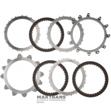 Stahl- und Reibscheibensatz 3-5-R Kupplung FW6AEL ab 11 - FZ01195J0A, FZ0119561, FZ21195M0 (3 Reibscheiben, Gesamtdicke des Satzes 12,30 mm)