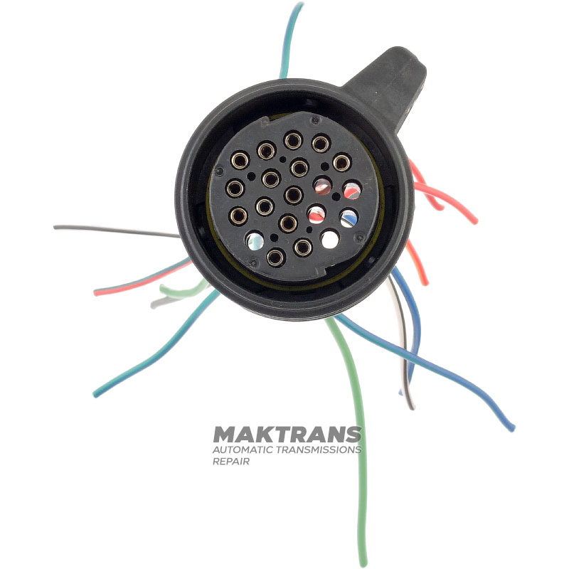 Stecker mit Drähten Teil der Mechatronikverkabelung 14 Drähte 14 Pins Automatikgetriebe DQ250 02E DSG 6spd 1J0927320