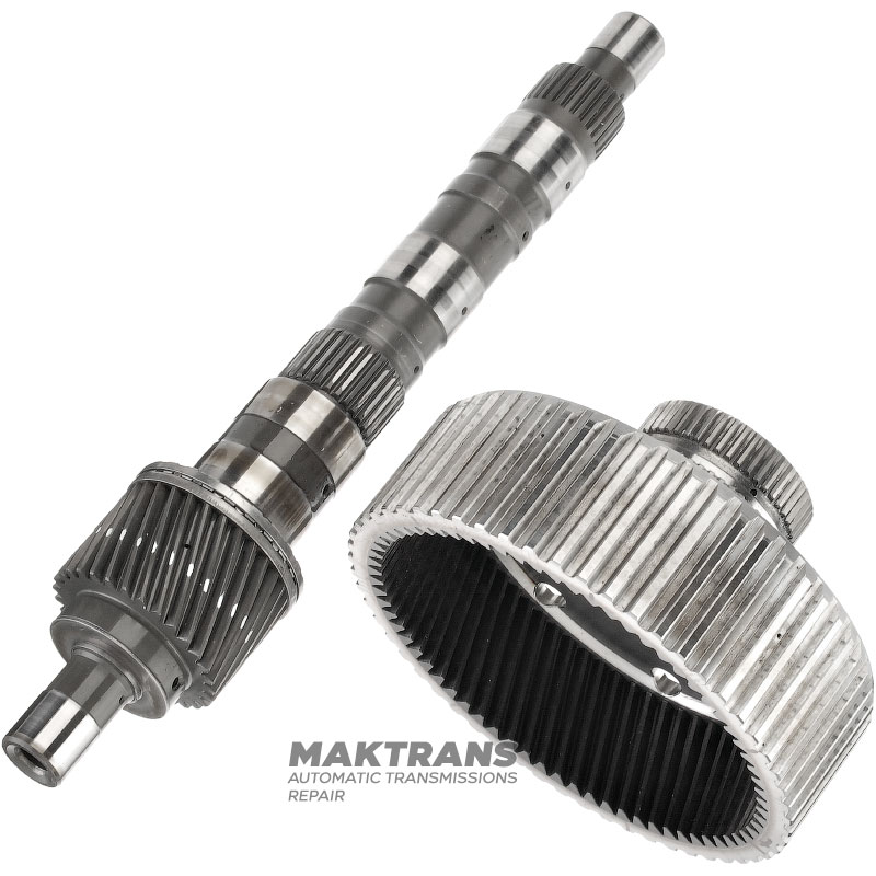 Hinteres Planetengetriebe, Ausgangswelle 4WD AB60E, AB60F - 4 Satelliten (20 Zähne), Ausgangswellenlänge 142 mm (Keillänge 55 mm), 22 Keile (Außen-Ø 38 mm)