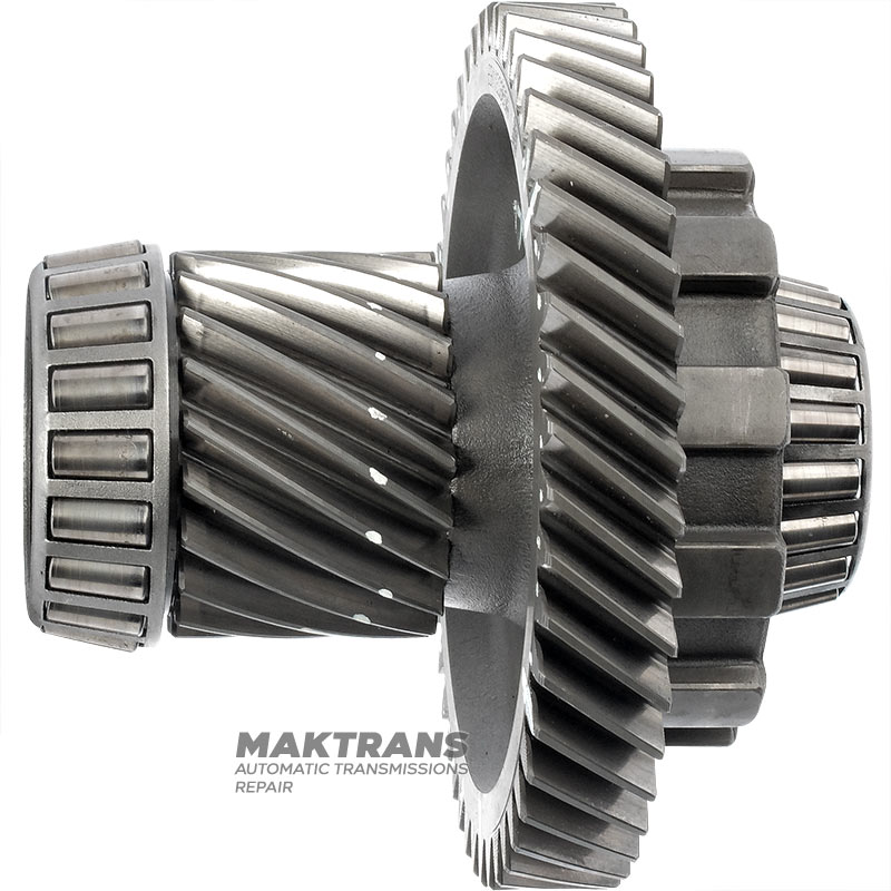 Zwischenwelle mit Antriebsrädern mit Abtriebsrad 46 Zähne und Antriebsrad 20 Zähne des Hauptpaares und Parkrad Automatikgetriebe U760E ab 06