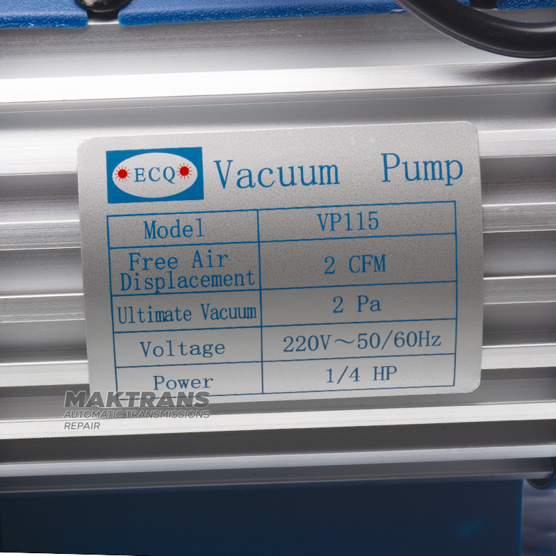 Vakuumpumpe (einstufig / 150 Mikrometer / 51 l/min)