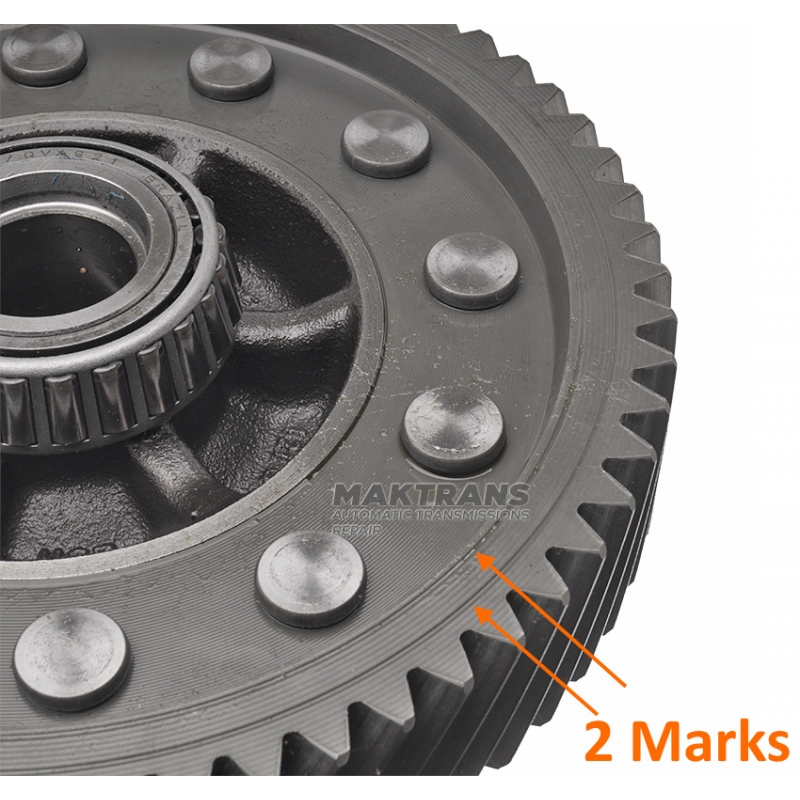 Differentialbaugruppe DQ250, 02E DSG6 (4WD) - 62 Zähne (Außendurchmesser Ø 223,85 mm)