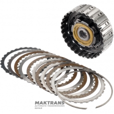 Trommelkupplung A / vorderes Planetengetriebe (4 Ritzel) FORD 6R60 6R75 6R80 – 4 Reibscheiben (Gesamtdicke des Kits 21,35 mm)