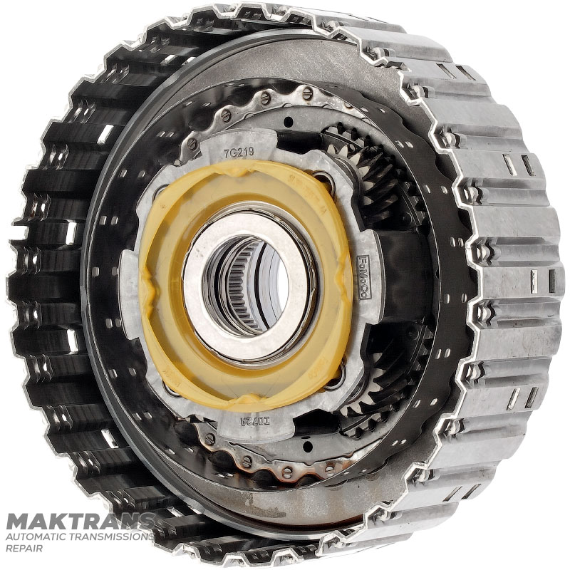 Trommelkupplung A / vorderes Planetengetriebe (4 Ritzel) FORD 6R60 6R75 6R80 – 4 Reibscheiben (Gesamtdicke des Kits 21,35 mm)