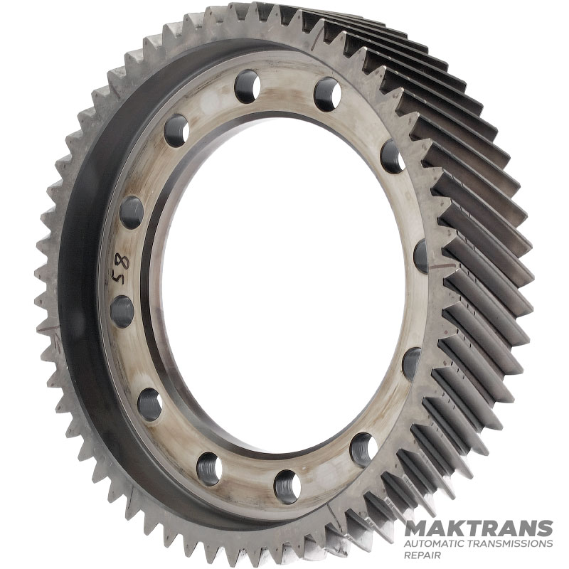 Differenzialzahnkranz TF-60SN 09G, (58 Zähne, 2 Kerben, Außendurchmesser 196 mm)