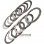 Stahl- und Reibscheibensatz 4-5-6 Kupplung 6T70E, 6T75E, 6F50, 6F55 - 6 Reibscheiben (Gesamtdicke des Satzes 24,25 mm / 26,85 mm)