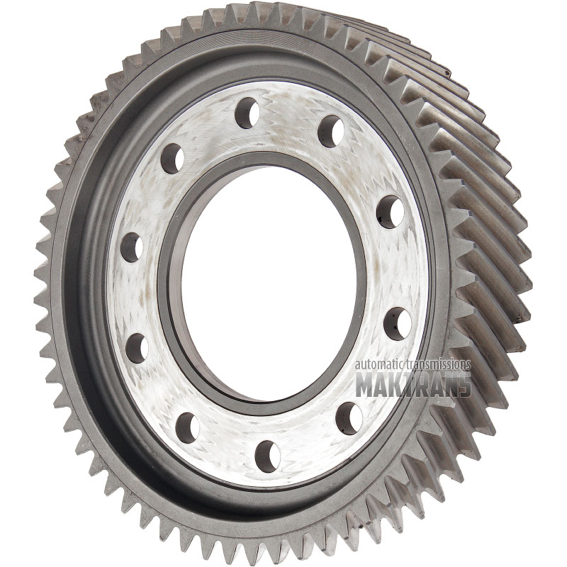 Differenzial-Stirnrad (59 Zähne, Außendurchmesser 225 mm, 41 mm, 10 Befestigungslöcher)