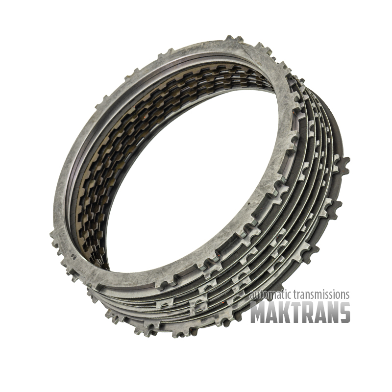 Niedrig-/Rückwärtskupplungssatz aus Stahl und Reibscheiben A6GF1 [Gesamtstärke des Satzes 20,60 mm, 5 Reibscheiben]