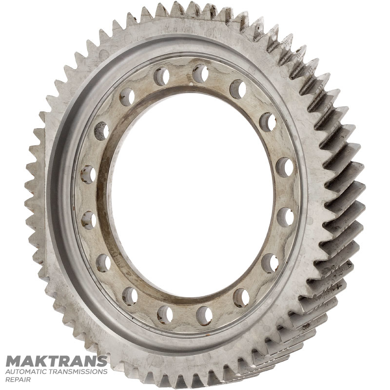 Differenzialzahnkranz 6F50 6F55 (Außendurchmesser 226 mm, 61 Zähne, 3 Markierungen, Höhe 32 mm, 16 Befestigungslöcher)