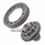 Hauptdifferenzialpaar [19\74] TOYOTA U760E U760F [Differential-Schrägrad 74 Zähne [Ø 210,60 mm], Zwischenwelle 19 [Ø 59,10 mm]\46 Zähne [Ø141,95 mm]