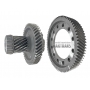 Hauptdifferenzialpaar [18\75] TOYOTA U760E U760F [Differential-Schrägrad 75 Zähne [Ø 213,20 mm], Zwischenwelle 18 [Ø 56,50 mm]\46 Zähne [Ø141,95 mm]