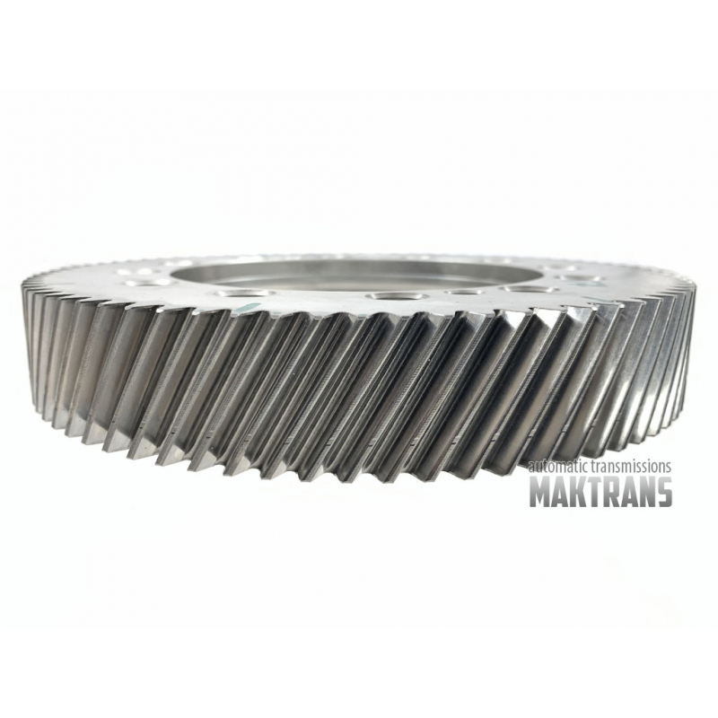 Hauptpaar [2077] MAZDA FW6AEL GW6AEL prod. Welle 20T [Ø 52,70 mm], 50T [Ø 151 mm] Differential-Schrägradgetriebe 77T [Ø 184,25 mm, TH 30,60 mm, 12 Befestigungslöcher]