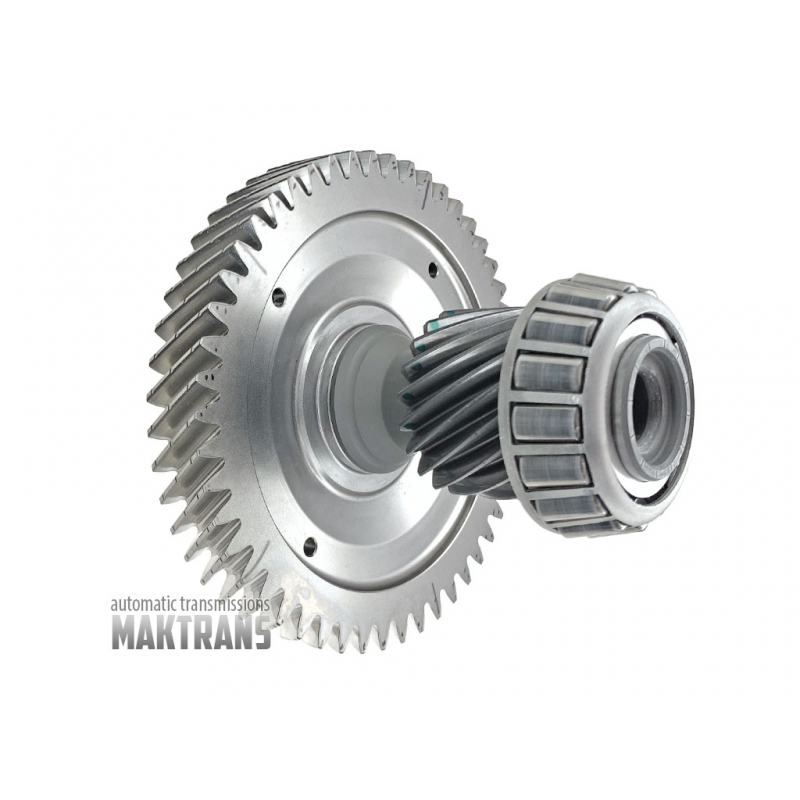 Hauptpaar [2077] MAZDA FW6AEL GW6AEL prod. Welle 20T [Ø 52,70 mm], 50T [Ø 151 mm] Differential-Schrägradgetriebe 77T [Ø 184,25 mm, TH 30,60 mm, 12 Befestigungslöcher]