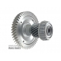 Hauptpaar [2077] MAZDA FW6AEL GW6AEL prod. Welle 20T [Ø 52,70 mm], 50T [Ø 151 mm] Differential-Schrägradgetriebe 77T [Ø 184,25 mm, TH 30,60 mm, 12 Befestigungslöcher]