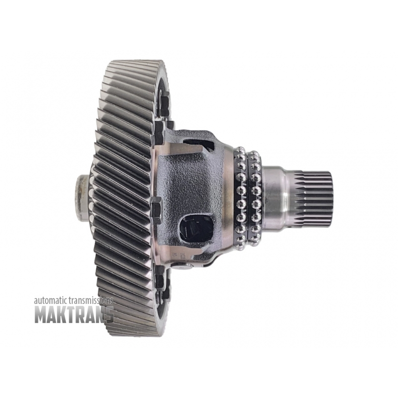 Differential [4WD] komplett mit Zahnkranz DQ381 0GC 0GC409155 75T [Ø225,95 mm], 30 Keilnuten für Verteilergetriebe, 37 Keilnuten für Achswelle