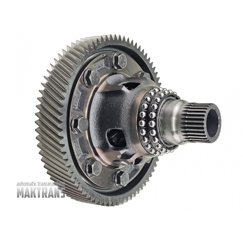 Differential [4WD] komplett mit Zahnkranz DQ381 0GC 0GC409155 75T [Ø225,95 mm], 30 Keilnuten für Verteilergetriebe, 37 Keilnuten für Achswelle