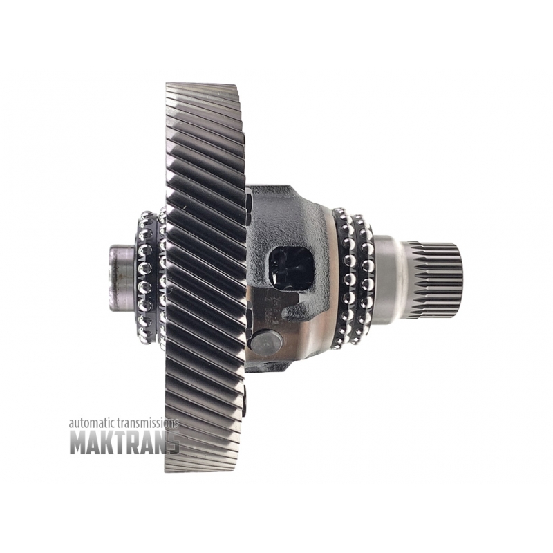 Differential [4WD] komplett mit Zahnkranz DQ381 0GC 0GC409155 75T [Ø225,95 mm], 30 Keilnuten für Verteilergetriebe, 37 Keilnuten für Achswelle