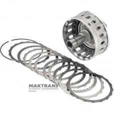 Ölpumpennabe, Trommelbremse B1 Mercedes-Benz 722.9 - R2202724224, Gesamthöhe 245 mm, 4x4 Reibscheiben