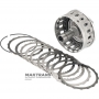 Ölpumpennabe, Trommelbremse B1 Mercedes-Benz 722.9 - R2202724224, Gesamthöhe 245 mm, 4x4 Reibscheiben