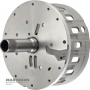 Ölpumpennabe, Trommelbremse B1 Mercedes-Benz 722.9 - R2202724224, Gesamthöhe 245 mm, 4x4 Reibscheiben