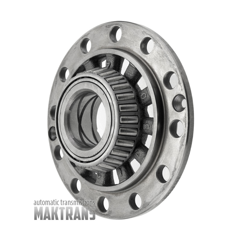 Differentialdeckel Huyndai / KIA A6LF3 [Außen-Ø 162 mm, innen Ø für Seitengetriebe 43,10 mm, 12 Befestigungslöcher]