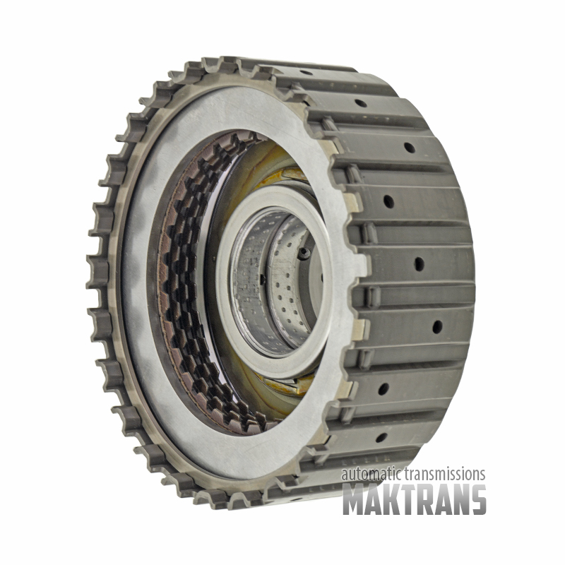 Trommel [Stahl] montiert mit Hi/Low-Reverse-Bremsscheiben RE5R05A JR507E JR509E 3151590X00 [Trommelhöhe 79 mm, 4 Reibscheiben, Gesamtdicke des Satzes 20,65 mm]