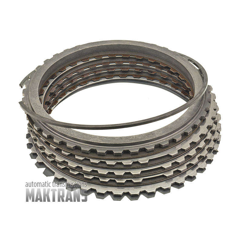 Satz Stahl- und Reibscheiben DIRECT Clutch FORD 6R140 [Gesamtdicke des Satzes 25,65 mm, 4 Reibscheiben]