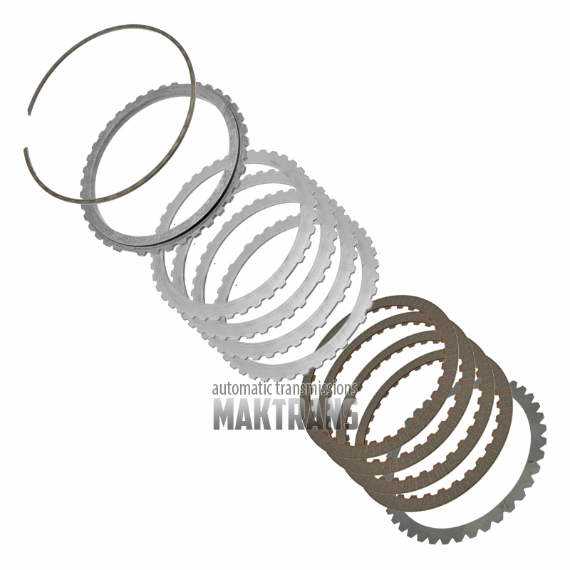 Satz Stahl- und Reibscheiben DIRECT Clutch FORD 6R140 [Gesamtdicke des Satzes 25,65 mm, 4 Reibscheiben]