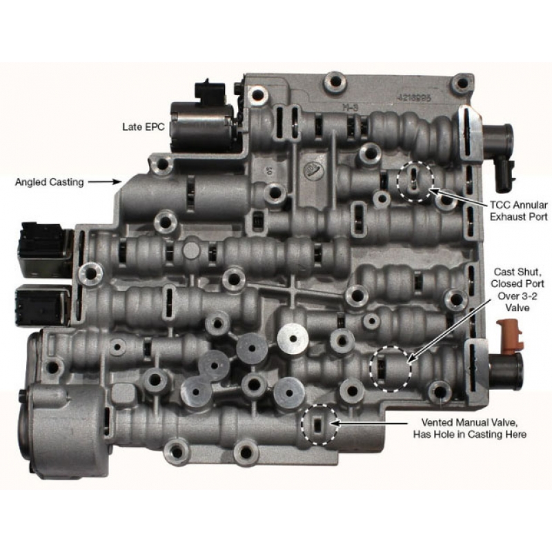 Ventilblockbaugruppe mit Magnetspulen GENERAL MOTORS 4L60E 4L65E [Colorado, Hummer H3]