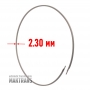 Satz Teflon- und Kunststoff-Spaltringe JATCO JF017E - 2 Teflonringe (Breite 2,30 mm), 8 Kunststoffringe