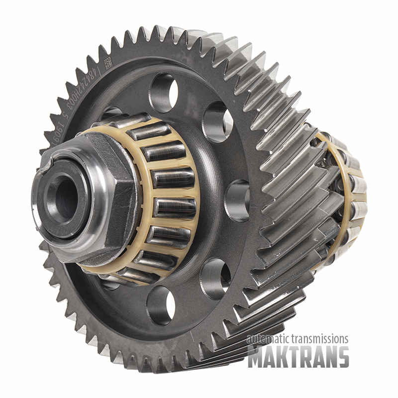 Hauptpaar (17/67) Differential Hyundai / KIA GAMMA CVT C0GF1 [Zwischenwelle 17 Zähne (Außen-Ø 55,75 mm, 3 Kerben) / 51 Zähne (Außen-Ø 104,90 mm), Differentialgetriebe (67 Zähne, Außen-Ø 196,05 mm, 3 Kerben, Breite 34,30 mm)]