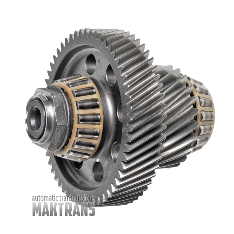 Hauptpaar (23/72) Differential Hyundai / KIA GAMMA CVT C0GF1 [Zwischenwelle 23 Zähne (Außen-Ø 64,70 mm, 2 Kerben) / 54 Zähne (Außen-Ø 107 mm), Differentialgetriebe (72 Zähne, Außen-Ø 187,20 mm, 2 Kerben, Breite 32,35 mm)]