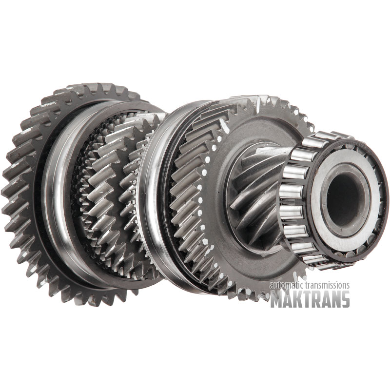 Differential-Antriebswelle Nr. 1 VAG DSG7 DQ250 02E / [13T (Ø 55,05 mm) / 43T (Ø 109,10 mm) / 28T (76,30 mm) / 32T (Ø 91,95 mm) / 38 (Ø 125,40 mm)]