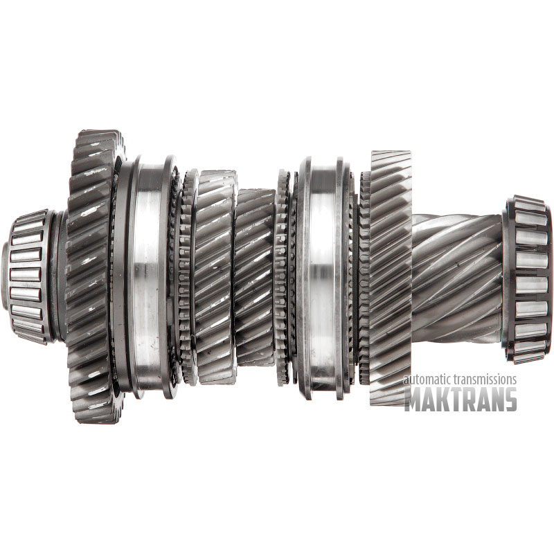 Differential-Antriebswelle Nr. 1 VAG DSG7 DQ250 02E / [13T (Ø 55,05 mm) / 43T (Ø 109,10 mm) / 28T (76,30 mm) / 32T (Ø 91,95 mm) / 38 (Ø 125,40 mm)]