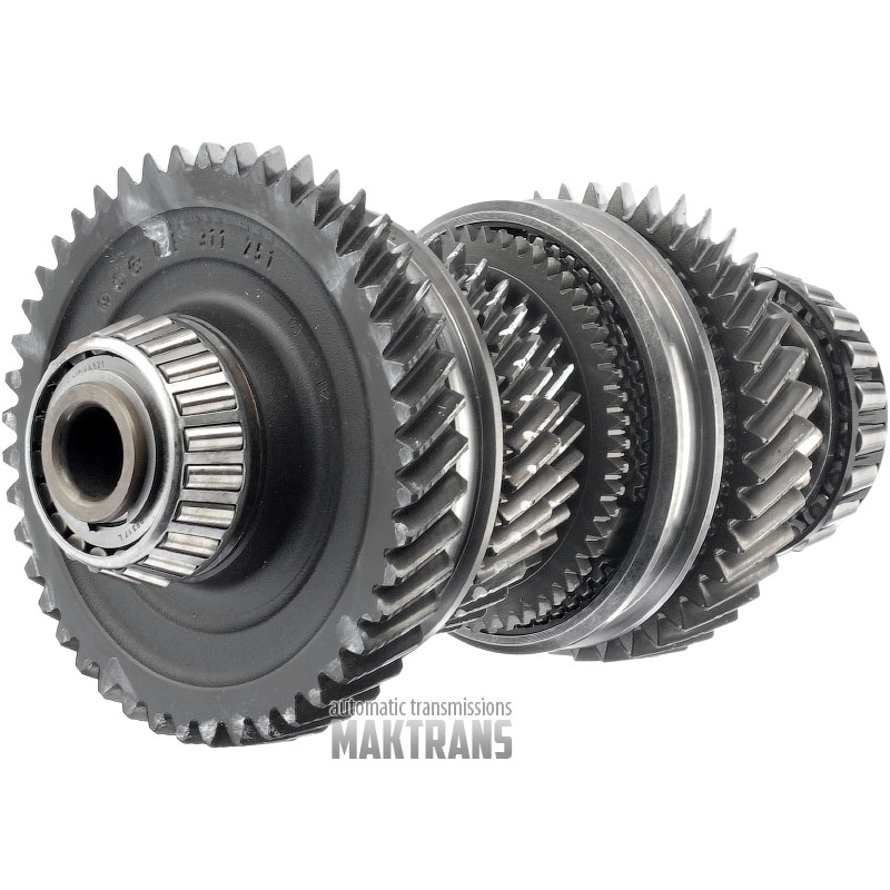 Differential-Antriebswelle Nr. 1 VAG DSG6 DQ250 02E / [16T (Ø 57,25 mm) / 40T (Ø 112,90 mm) / 34T (Ø 75,40 mm) / 36T (Ø 92 mm) / 45 (Ø 130,90 mm)]