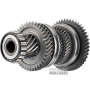 Differential-Antriebswelle Nr. 1 VAG DSG6 DQ250 02E / [16T (Ø 57,25 mm) / 40T (Ø 112,90 mm) / 34T (Ø 75,40 mm) / 36T (Ø 92 mm) / 45 (Ø 130,90 mm)]