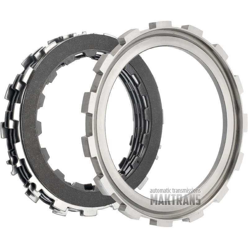 Stahl- und Reibscheibensatz Niedrig-/Rückwärtskupplung Aisin Warner 03-70LS / 03-72LS / 26811-65DU0 / [5 Reibscheiben, Gesamtdicke des Satzes 23,05 mm]