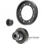 JATCO CVT JF016E Achsantriebsradsatz / Ind. Welle 23 Zähne (Außen-Ø 71,60 mm) / 54 Zähne (Außen-Ø 127,95 mm), Differentialgetriebe. 68 Zähne (Außen-Ø 195 mm), angetriebenes Scheibenrad 25 Zähne (Außen-Ø 61,70 mm)