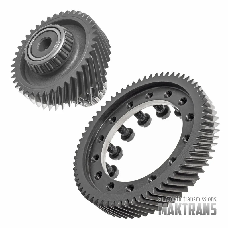 Hauptdifferentialpaar (17/64) TOYOTA K114 [Stirnrad 64 Zähne (Außen-Ø 202 mm), Zwischendifferentialwelle 17 Zähne (Außen-Ø 60 mm) / 40 Zähne (Außen-Ø 113,25 mm)