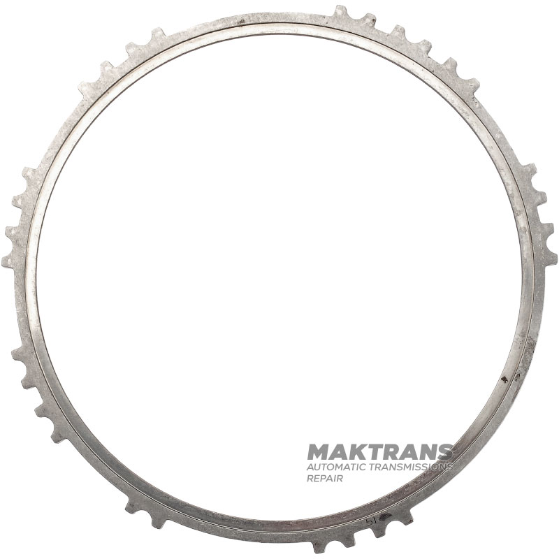 Druckscheibe B2 (Low/Reverse) Bremse TF80-SC (Stärke 5,10 mm, Innen-Ø 169 mm, 28 Zähne)