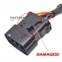 Verkabelung der Hydraulikeinheit R4A51 V4A51 8670A006 - 5 Magnetventile, Anschluss für abnehmbaren Temperatursensor (ohne Temperatursensor)