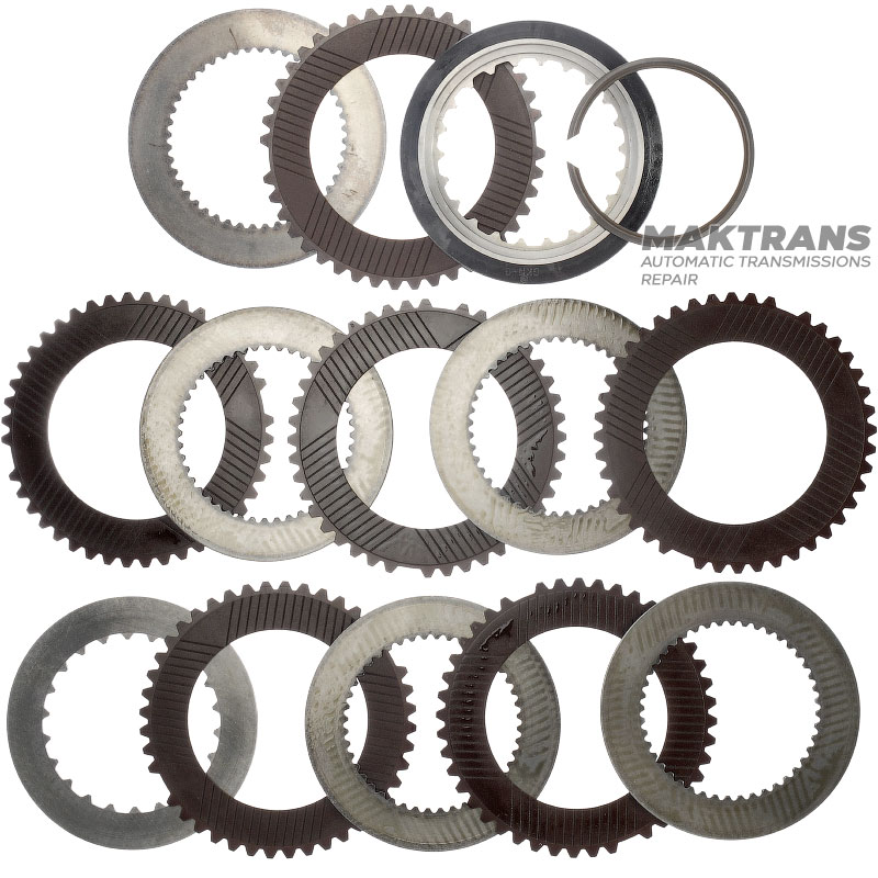 Satz Stahl- und Reibscheiben C1 Clutch Allison 3000-Serie / Allison MD3060 (6 Reibscheiben, Gesamtdicke des Satzes 45,40 mm)